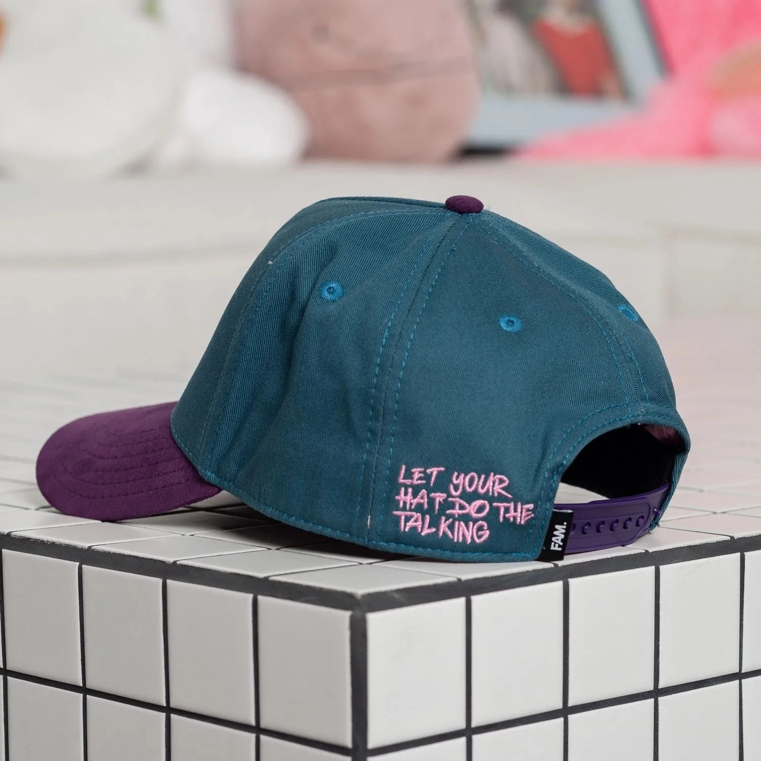 FAM.CAP SNAPBACK "F" CAP 4TH ANNIVERSARY TWO TONE / GREY UV