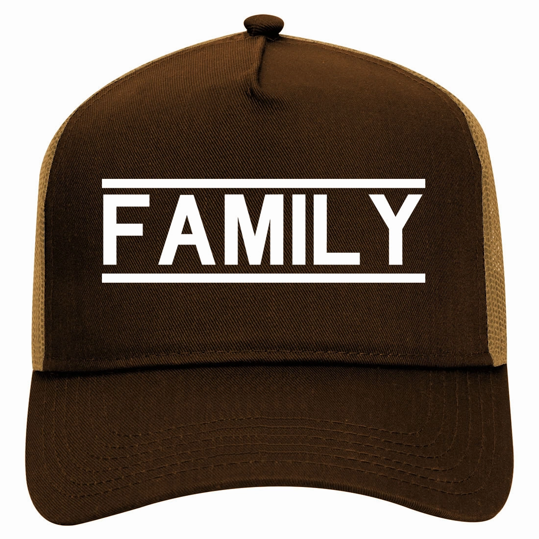 Family Fam Squad Retro Adult 5 Panel Mesh Trucker Hat