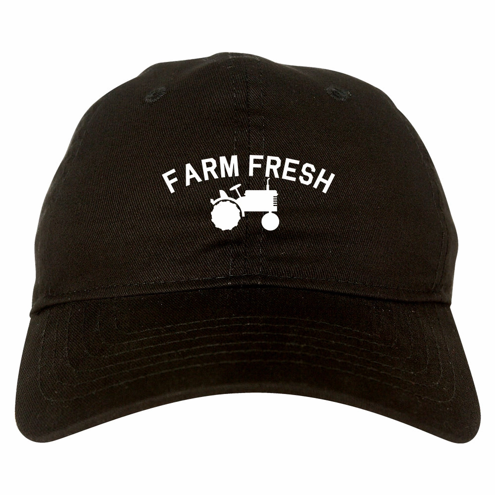 Farm Fresh Tractor Mens Dad Hat Baseball Cap