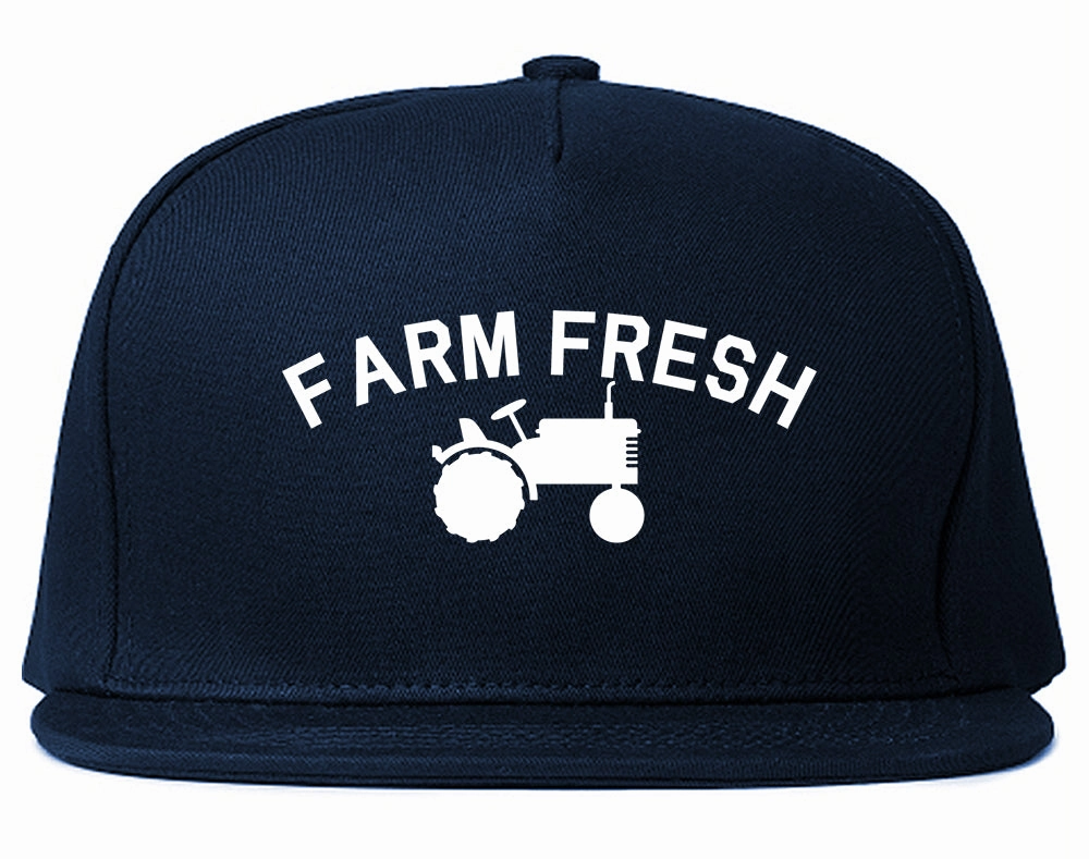 Farm Fresh Tractor Mens Snapback Hat