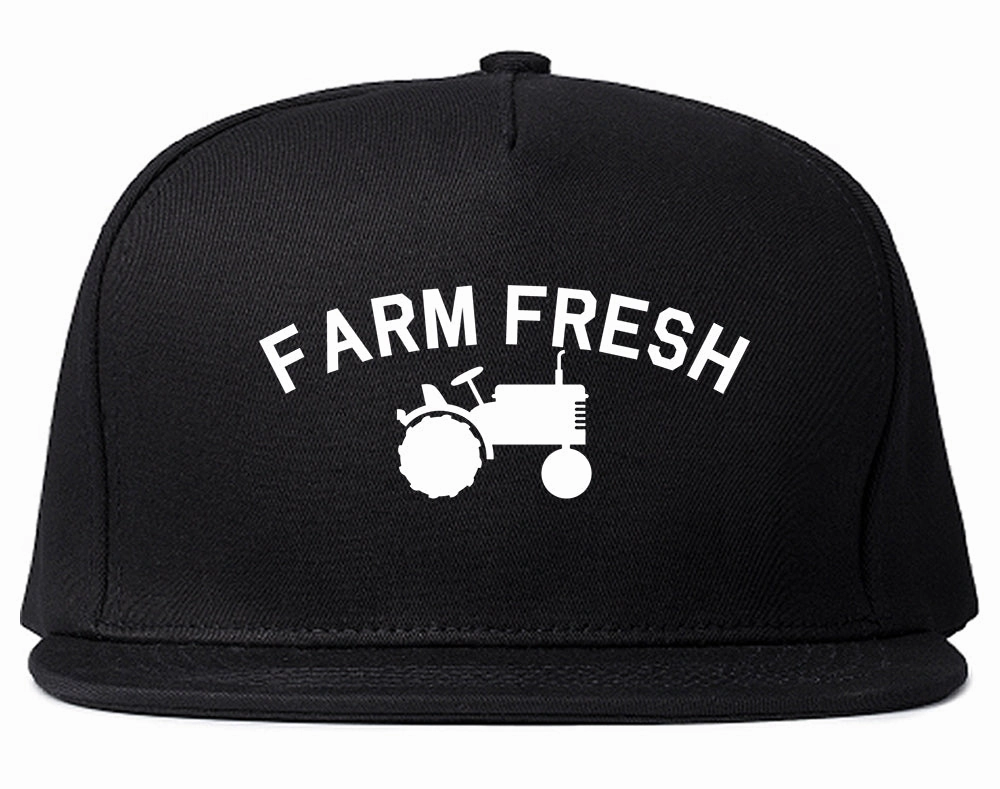 Farm Fresh Tractor Mens Snapback Hat