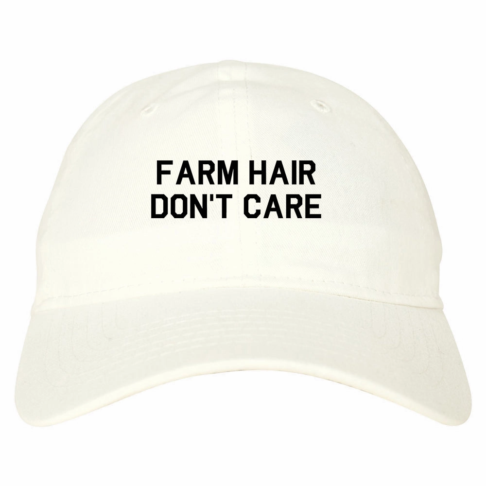 Farm Hair Dont Care Mens Dad Hat Baseball Cap