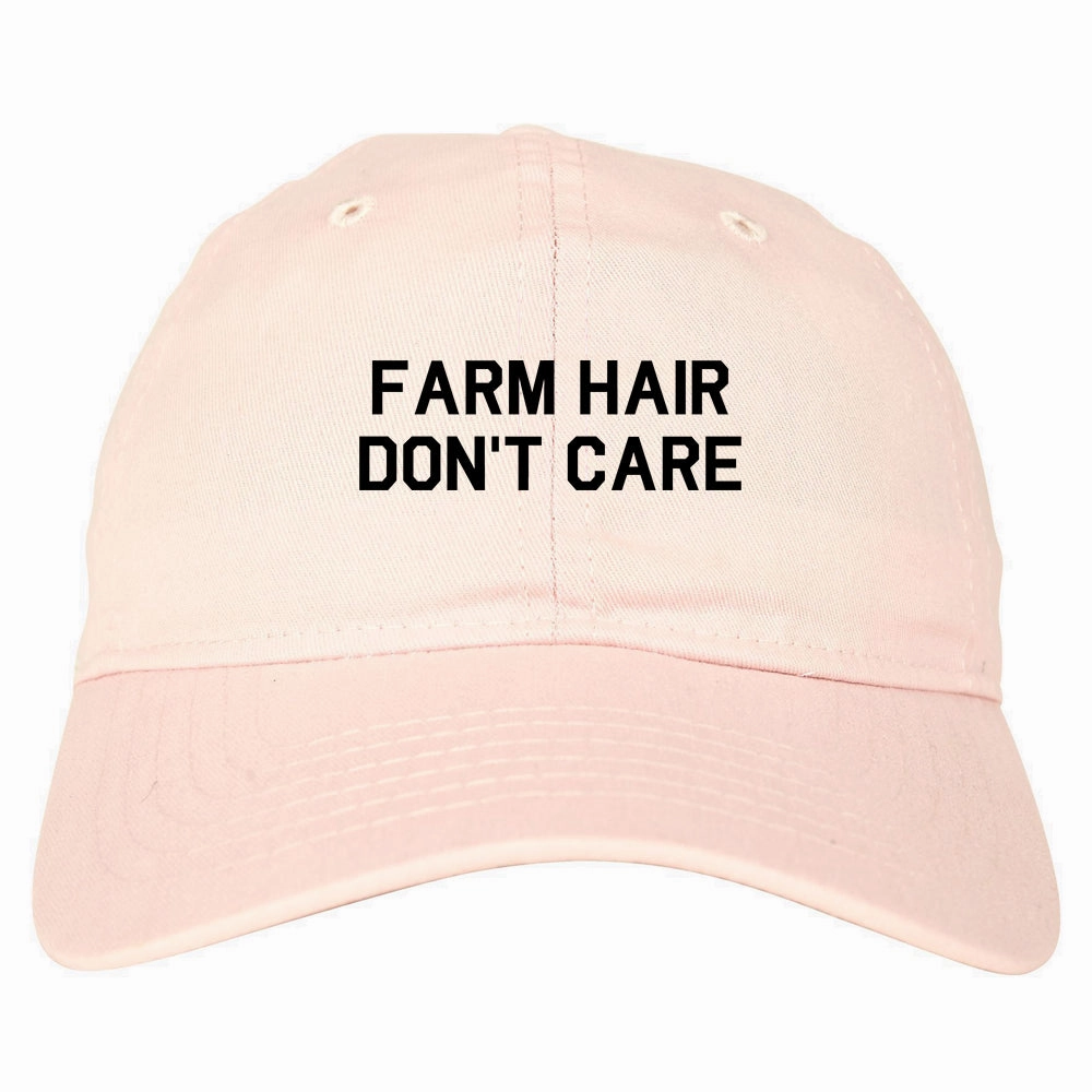 Farm Hair Dont Care Mens Dad Hat Baseball Cap