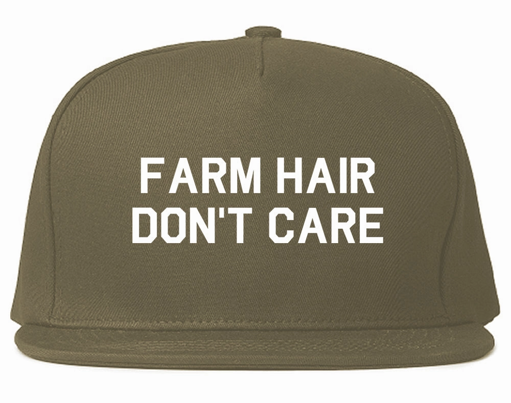 Farm Hair Dont Care Mens Snapback Hat
