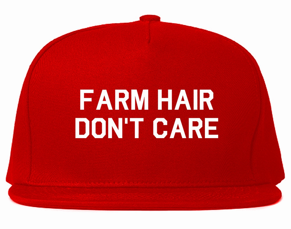 Farm Hair Dont Care Mens Snapback Hat
