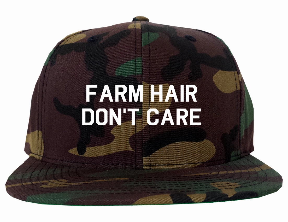 Farm Hair Dont Care Mens Snapback Hat