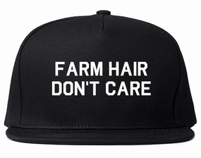 Farm Hair Dont Care Mens Snapback Hat