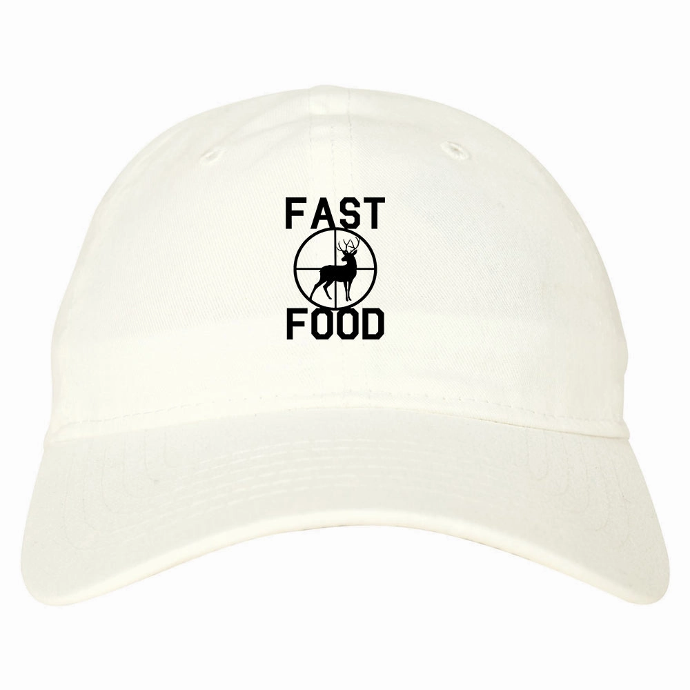 Fast Food Deer Hunting Mens Dad Hat Baseball Cap