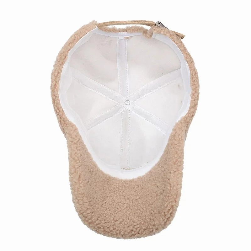 FBXS Winter Fur Cotton Baseball Cap