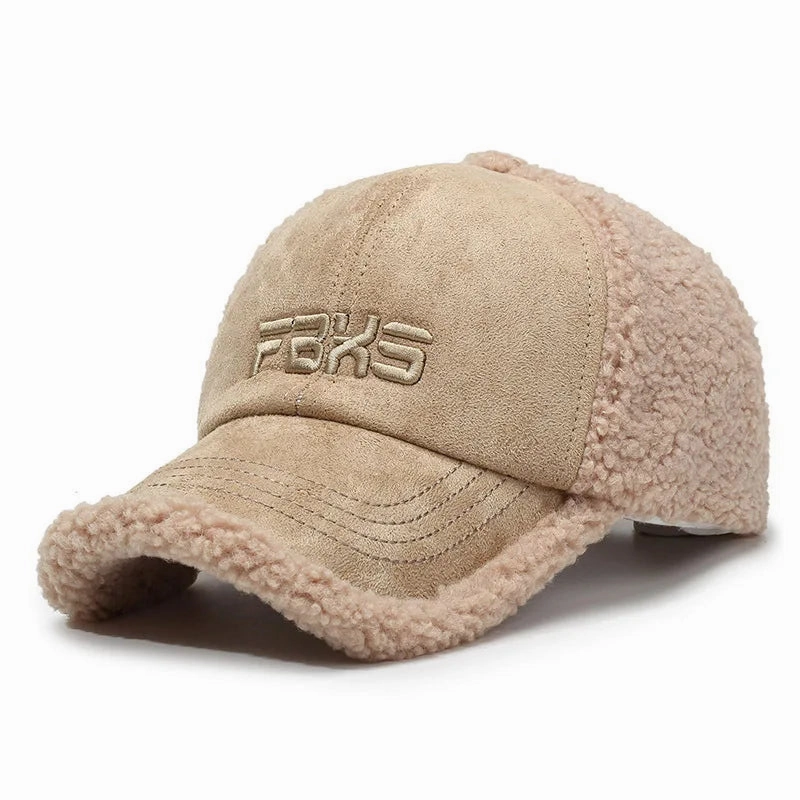 FBXS Winter Fur Cotton Baseball Cap
