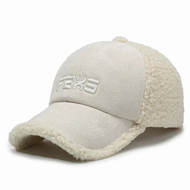 FBXS Winter Fur Cotton Baseball Cap