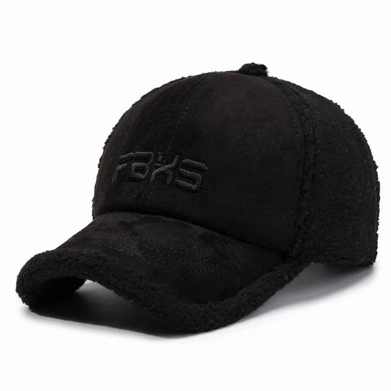 FBXS Winter Fur Cotton Baseball Cap