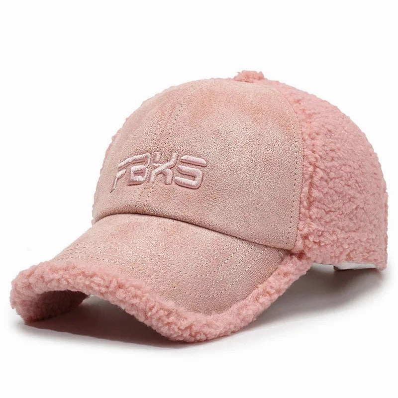 FBXS Winter Fur Cotton Baseball Cap
