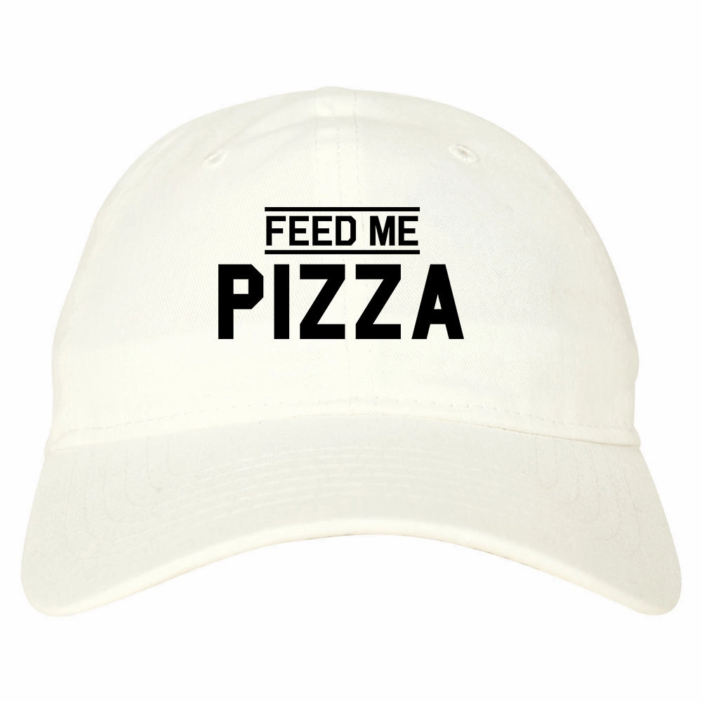 Feed Me Pizza Mens Dad Hat Baseball Cap
