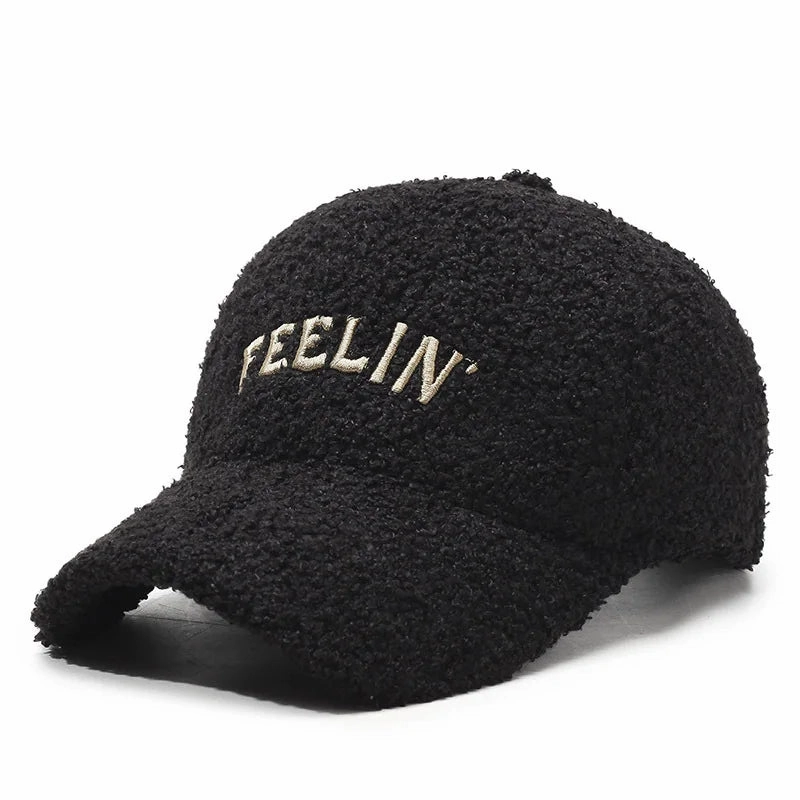 Feelin Winter Fur Baseball Cap