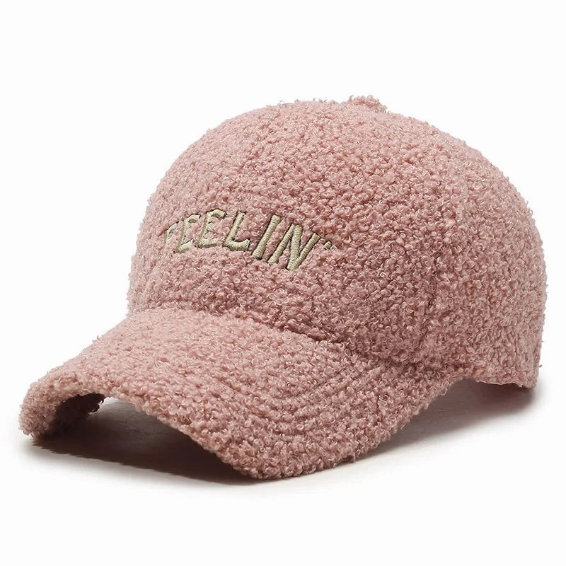 Feelin Winter Fur Baseball Cap