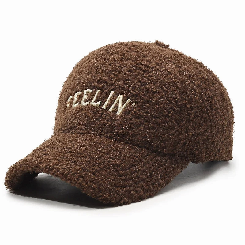 Feelin Winter Fur Baseball Cap