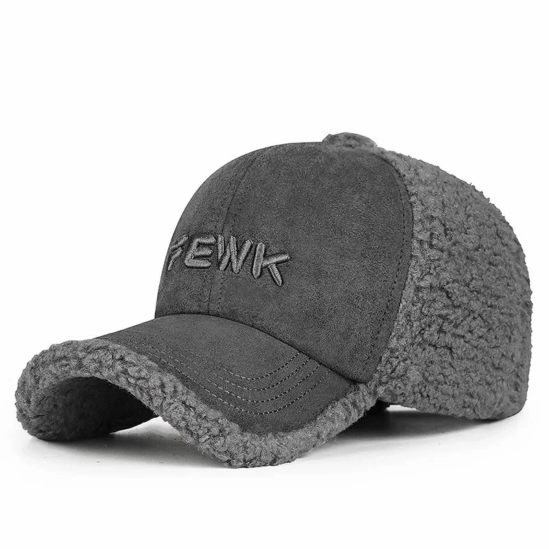 FEWK Winter Fur Baseball Cap