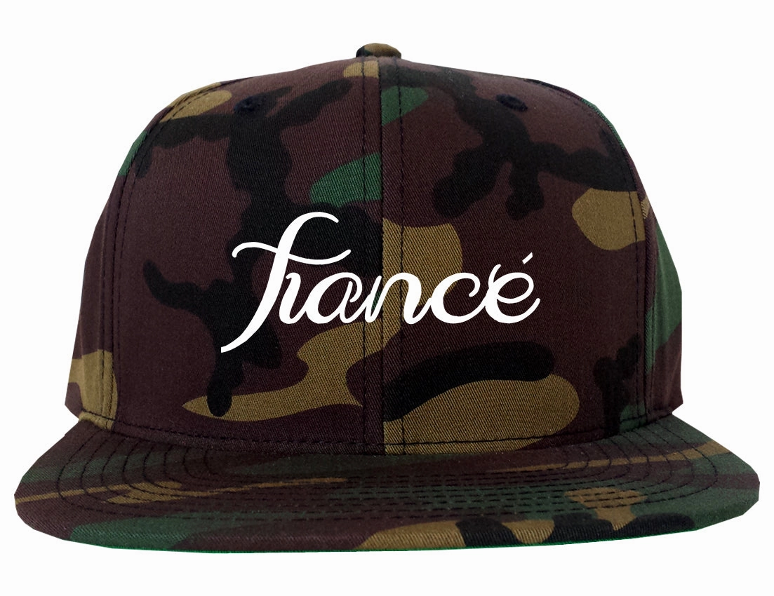 Fiance Engaged Engagement Mens Snapback Hat