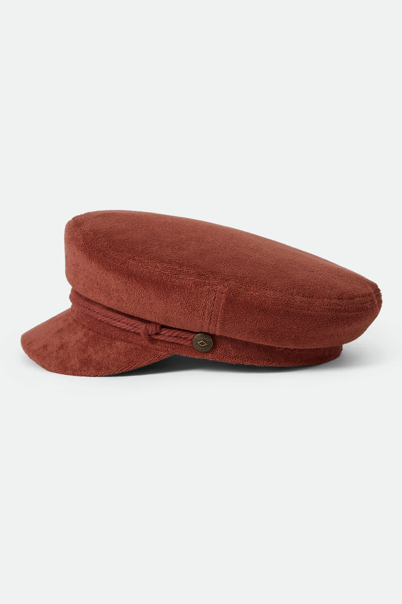 Fiddler Fisherman Cap - Burnt Brick Terry Cloth
