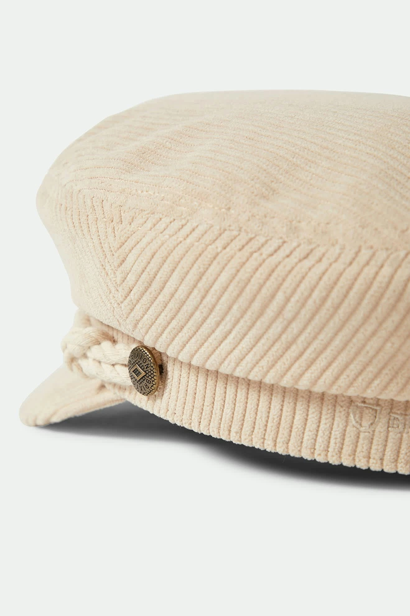 Fiddler Fisherman Cap - Macadamia Cord