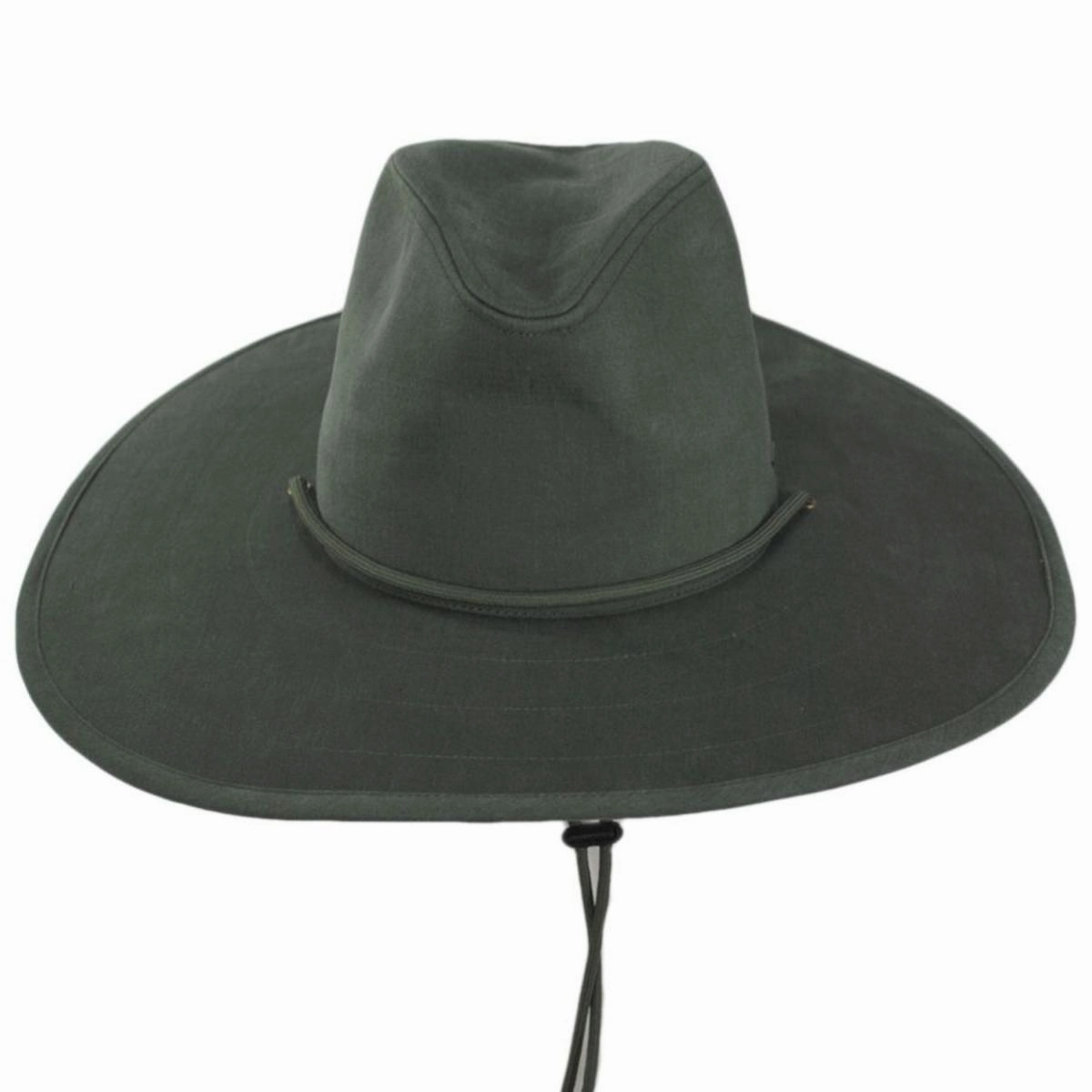 Field Cotton Aussie Sun Hat - Olive Green