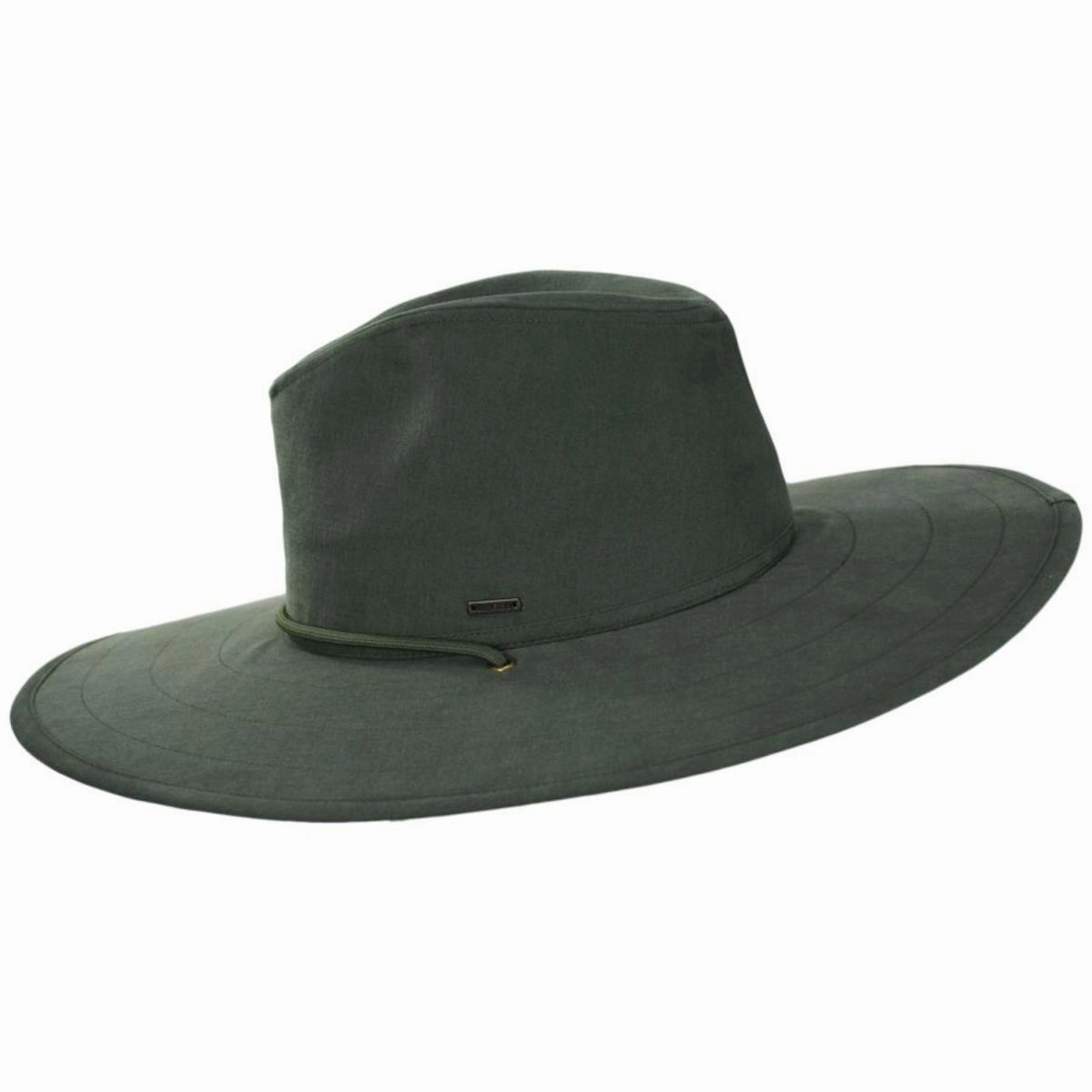 Field Cotton Aussie Sun Hat - Olive Green