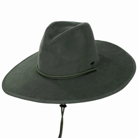 Field Cotton Aussie Sun Hat - Olive Green