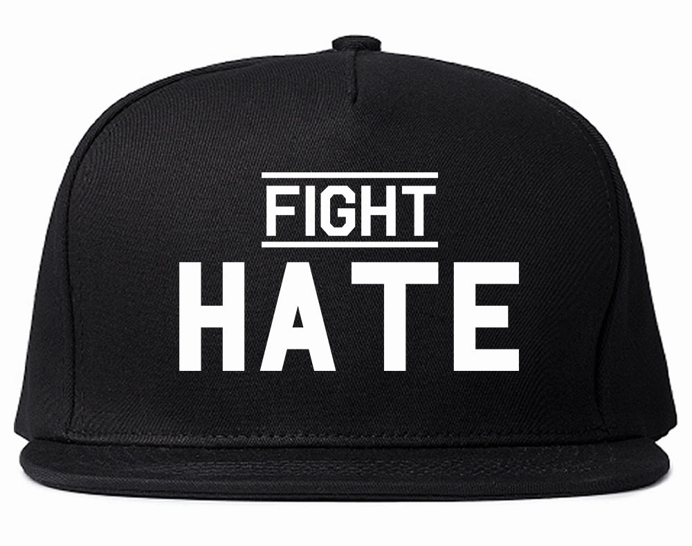 Fight Hate Mens Snapback Hat