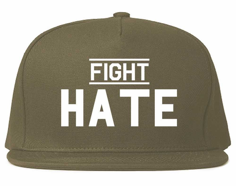 Fight Hate Mens Snapback Hat