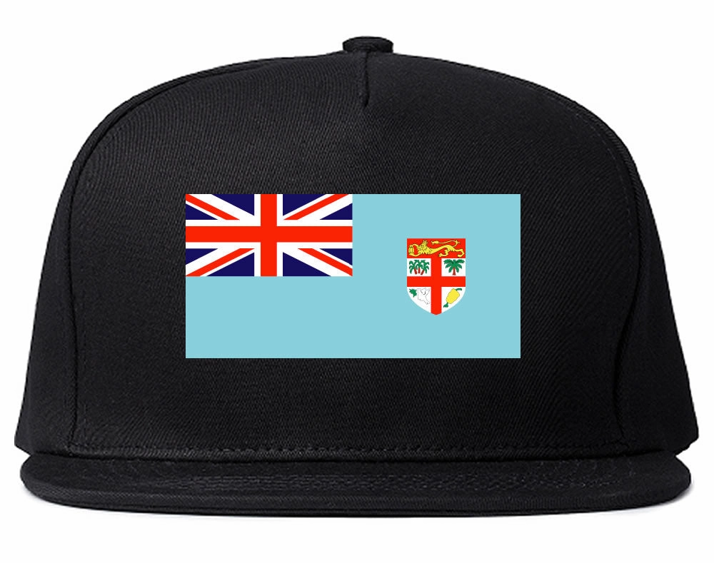 Fiji Flag Country Printed Snapback Hat Cap