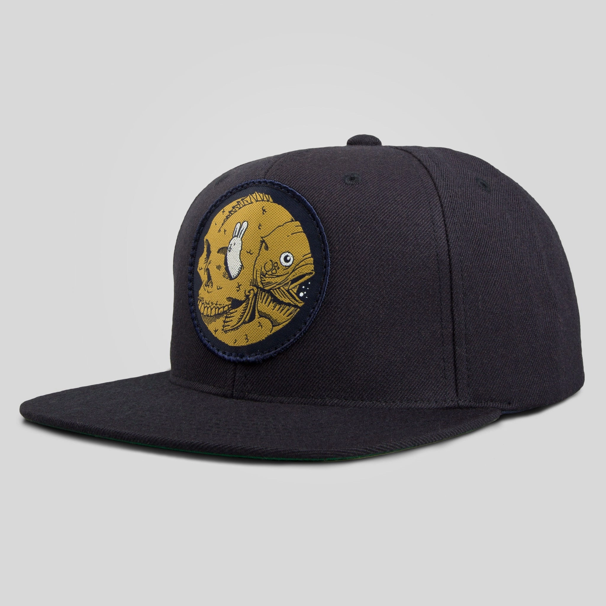 Fish Factory Navy Snapback by Jeremy Fish
