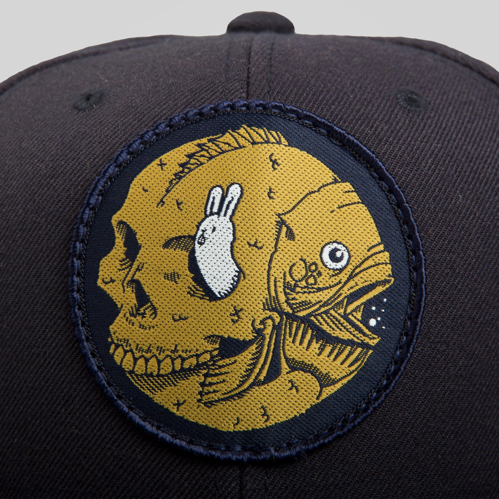 Fish Factory Navy Snapback by Jeremy Fish