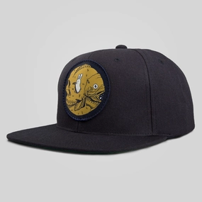Fish Factory Navy Snapback by Jeremy Fish