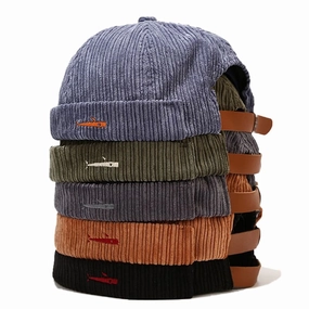 Fisherman Corduroy Docker Cap