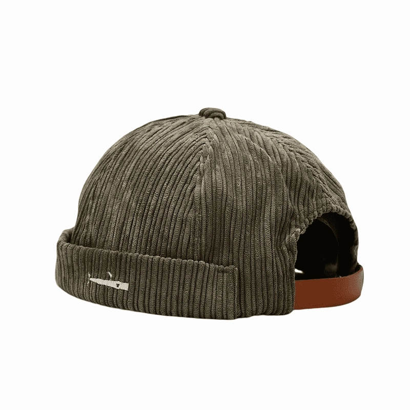 Fisherman Corduroy Docker Cap