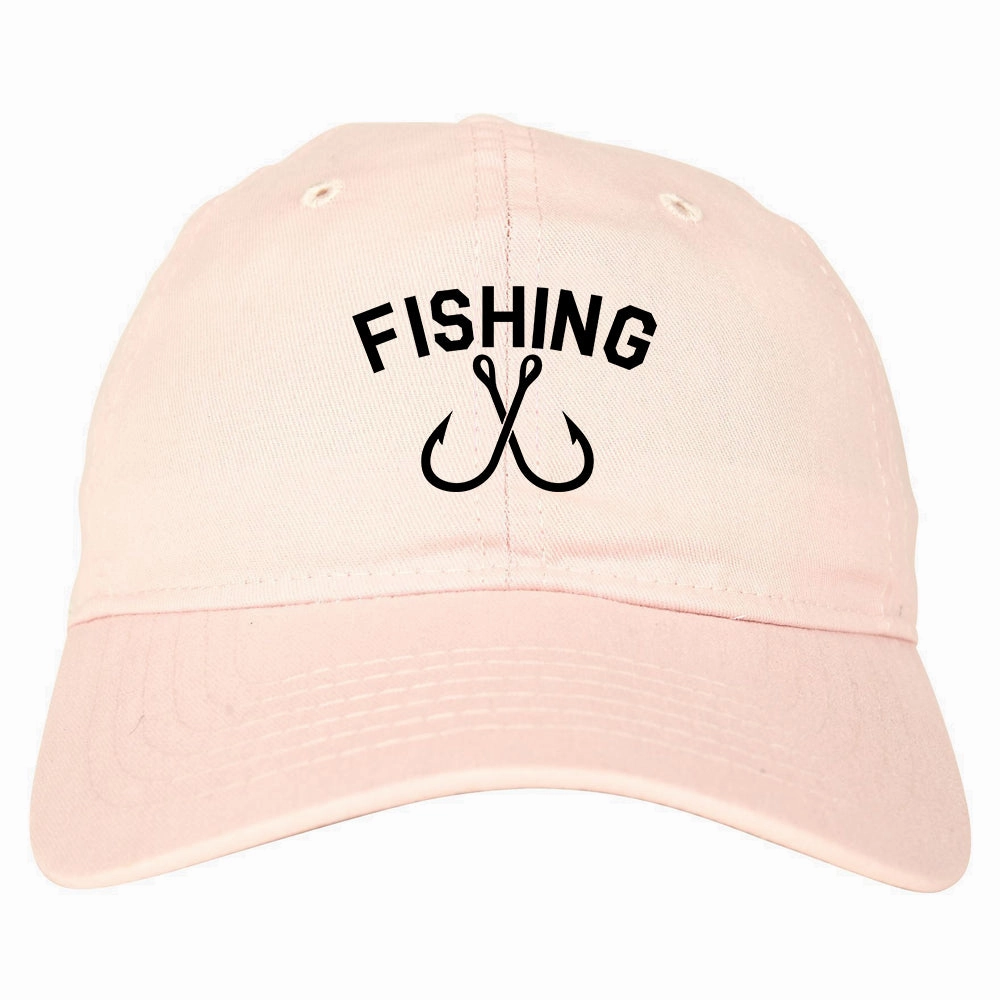 Fishing Hook Logo Mens Dad Hat Baseball Cap