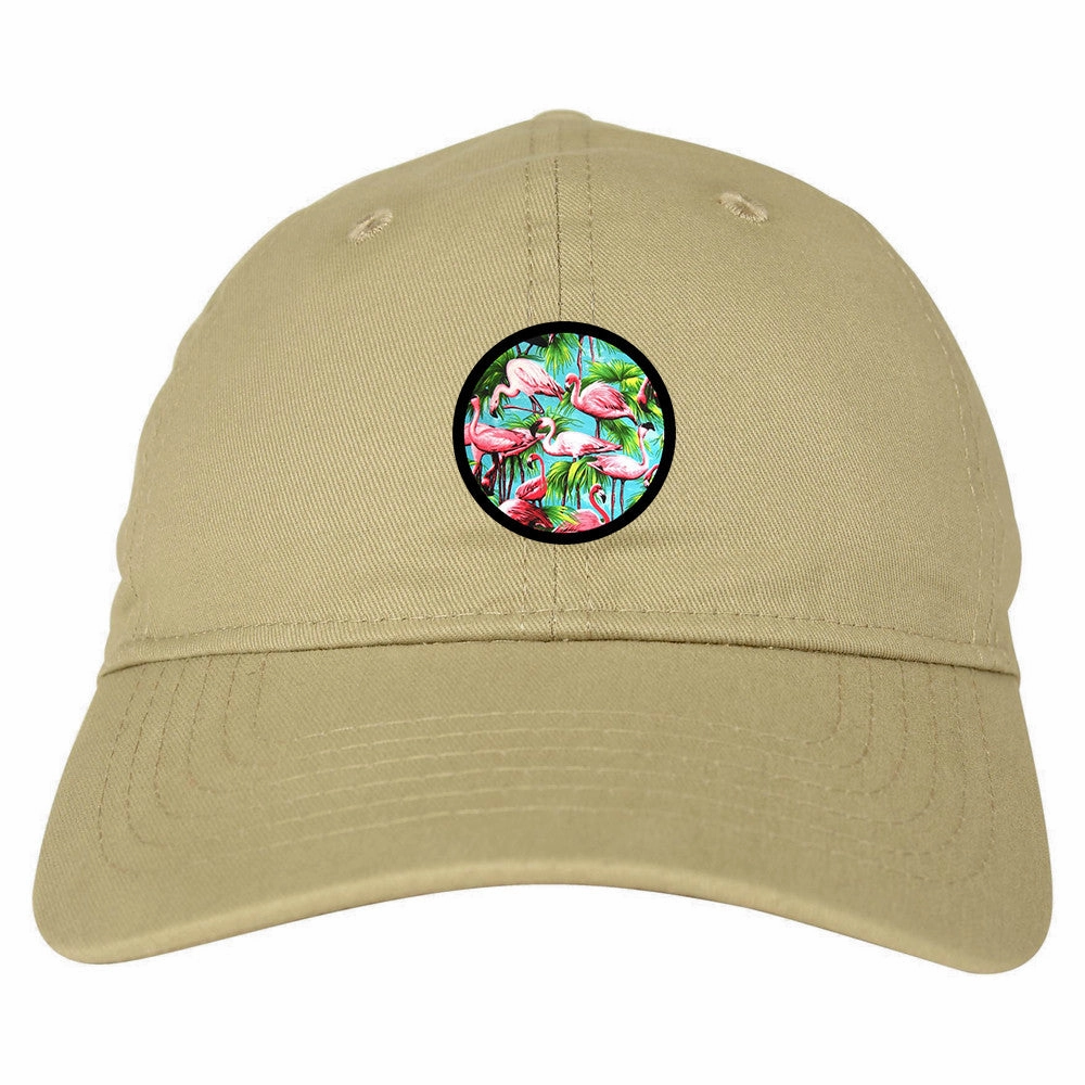 Flamingo Circle Dad Hat