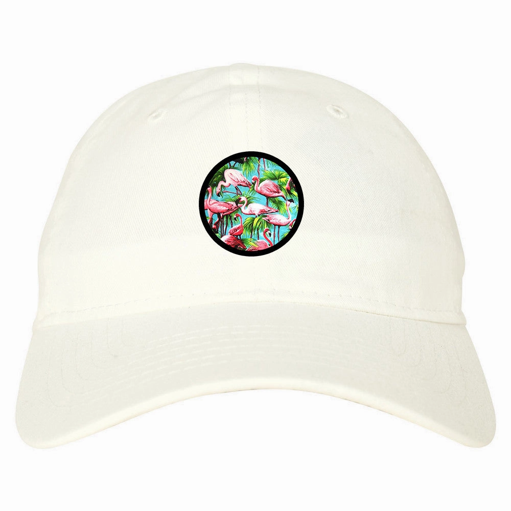 Flamingo Circle Dad Hat