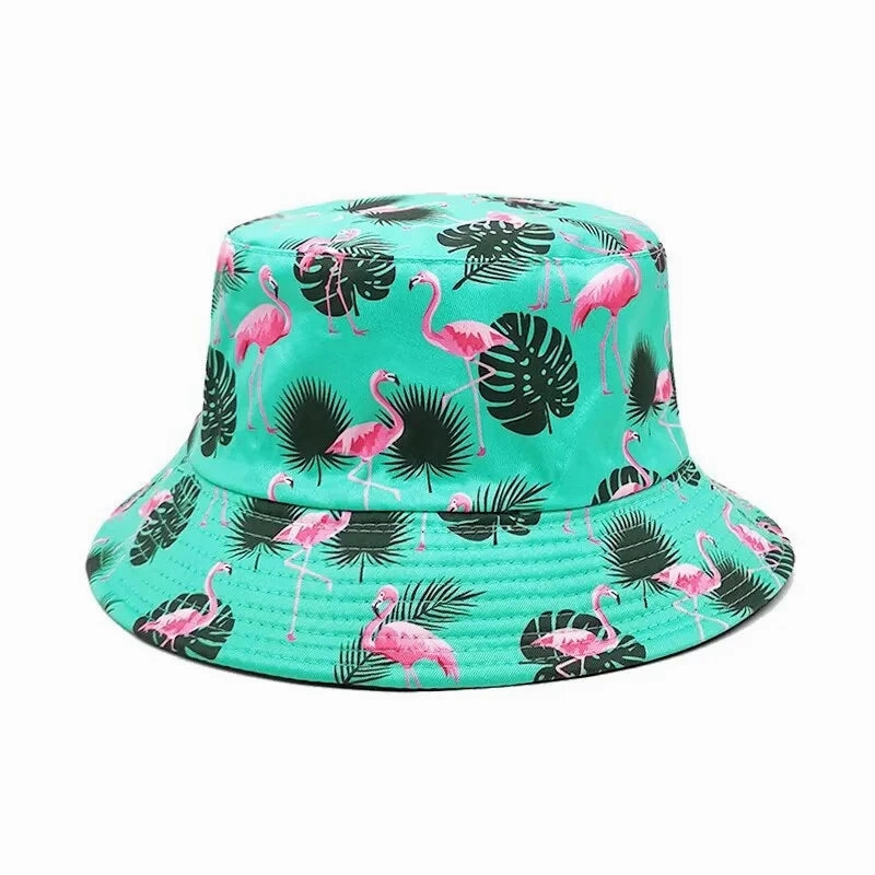 Flamingos Reversible Bucket Hat