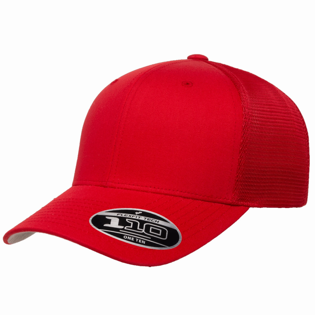 Flexfit 110 Solid Mesh Cap w/ Adjustable Snap