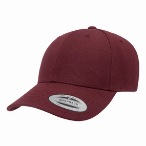 Flexfit Yupoong Premium Curved Visor Snapback Cap