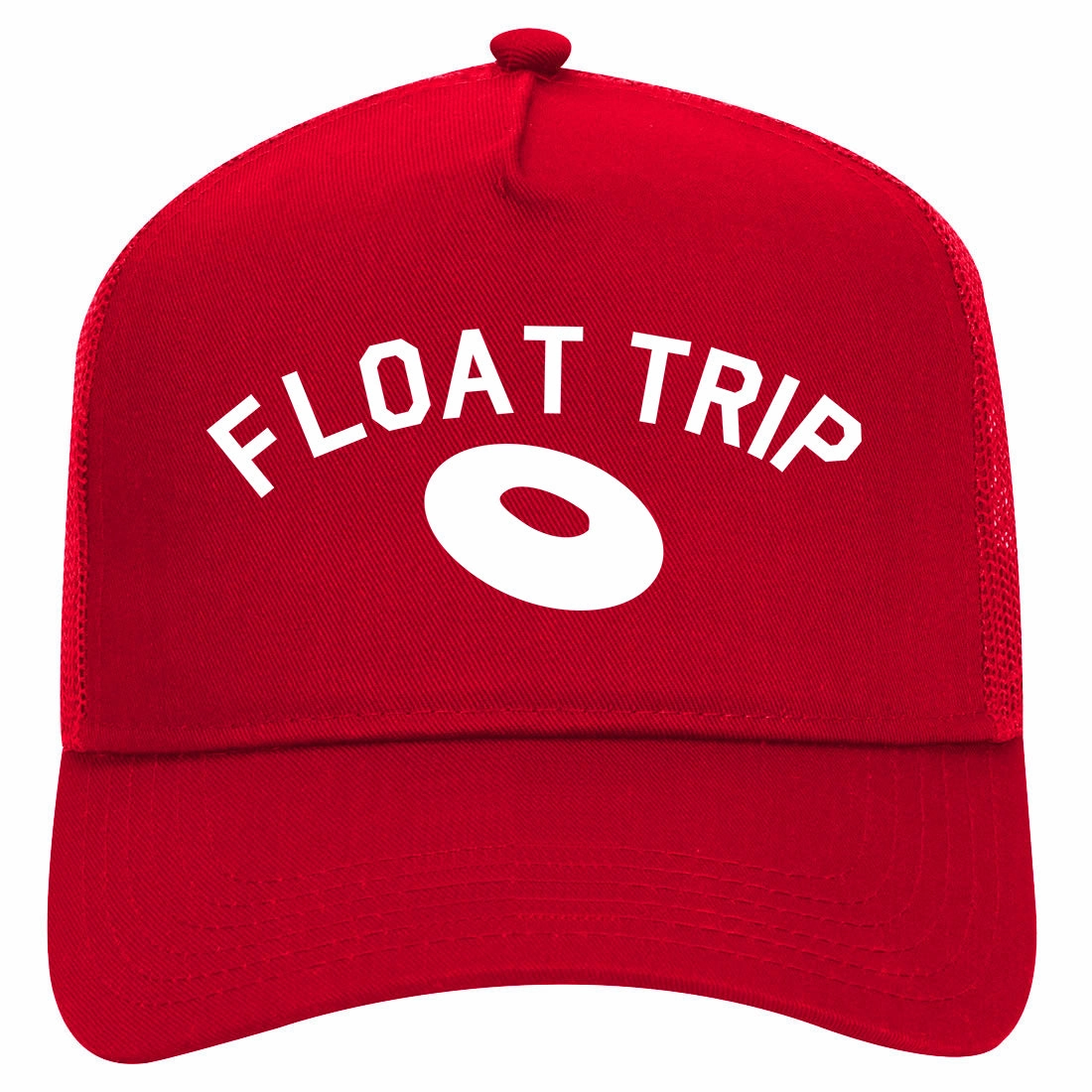 Float Trip River Retro Adult 5 Panel Mesh Trucker Hat