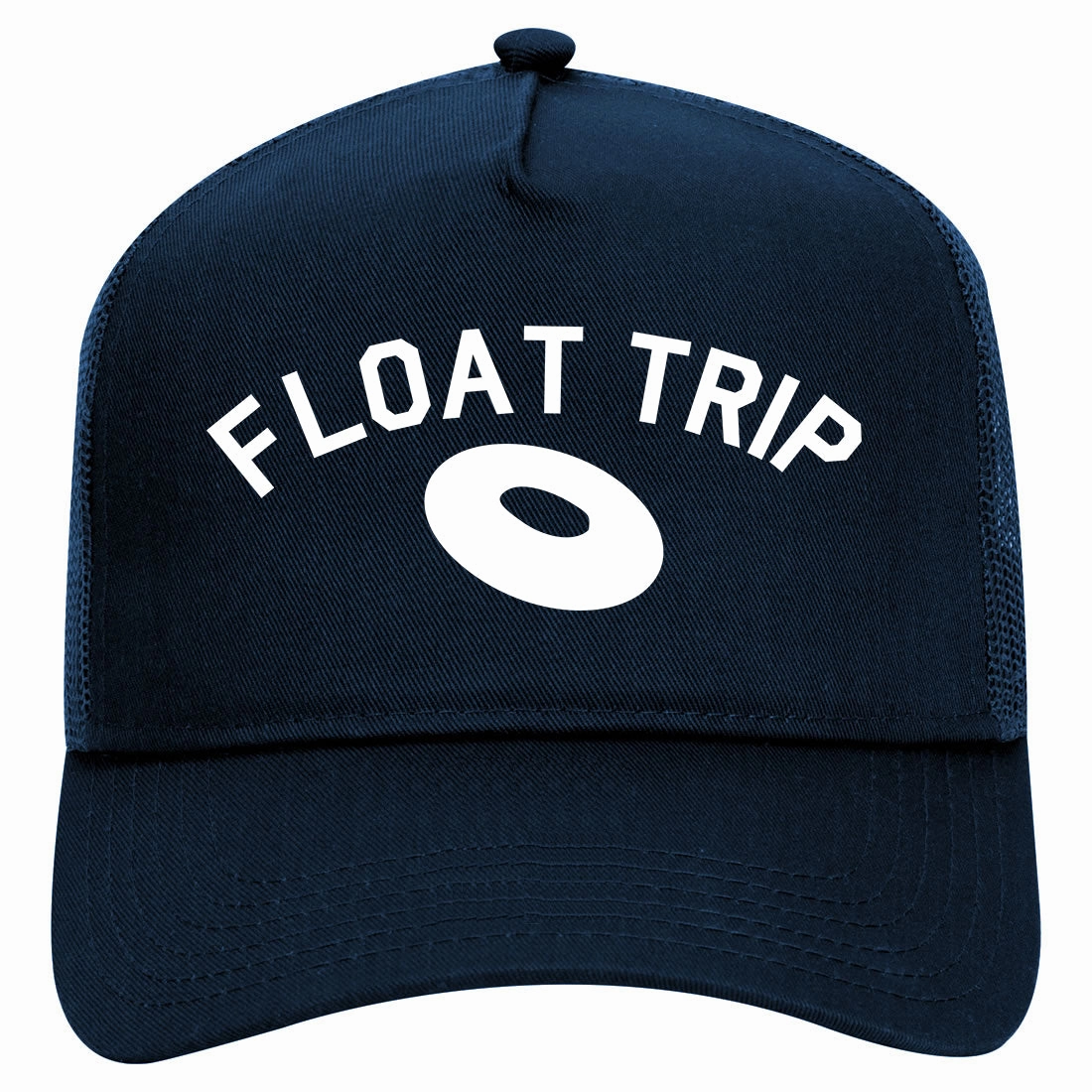 Float Trip River Retro Adult 5 Panel Mesh Trucker Hat