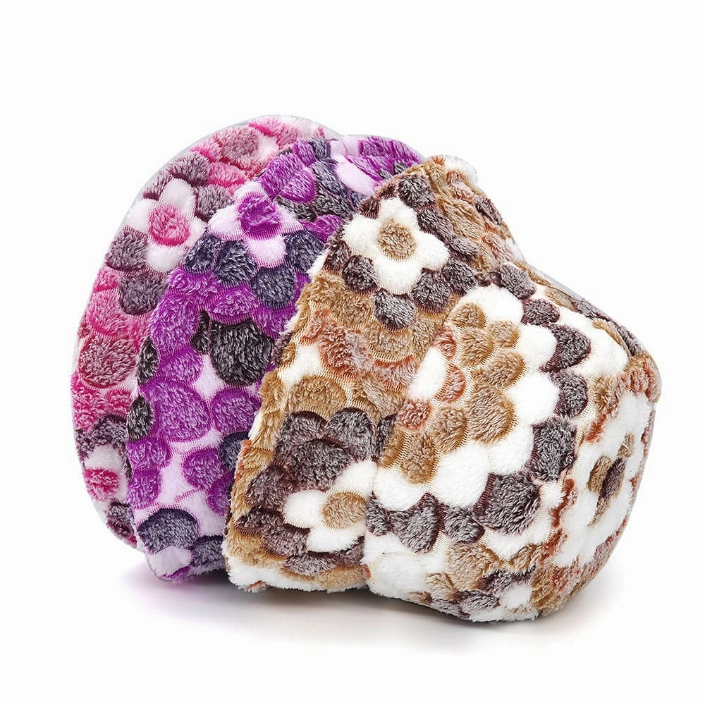 Floral Fur Bucket Hat