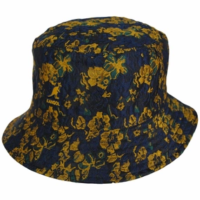 Floral Jacquard Reversible Bucket Hat