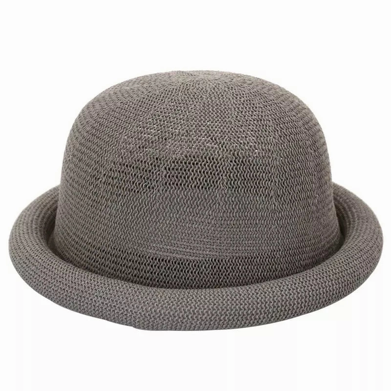 Florence Rolled-Up Brim Bowler Hat
