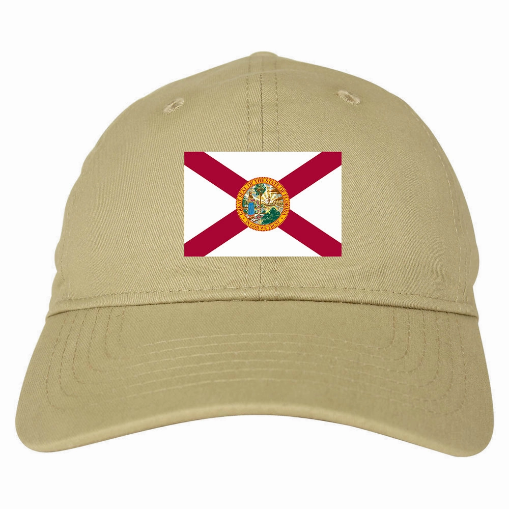 Florida State Flag FL Chest Mens Dad Hat