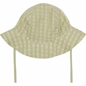 Flss Stella Sun Hat Lime Gingham
