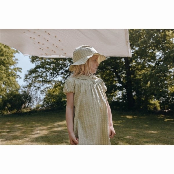 Flss Stella Sun Hat Lime Gingham